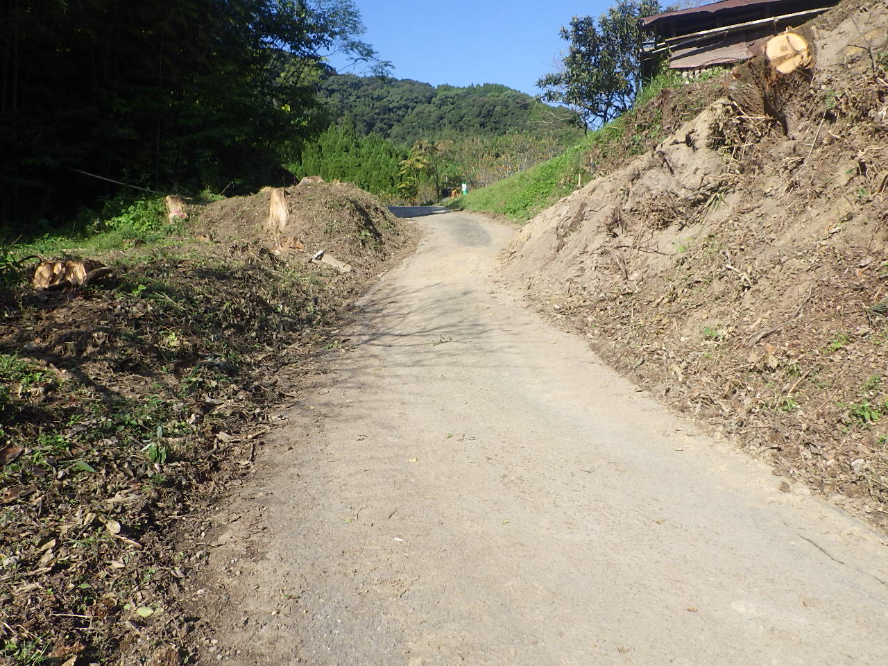 町道・蜻浦線道路改良工事（令和4年8月～令和4年12月）
