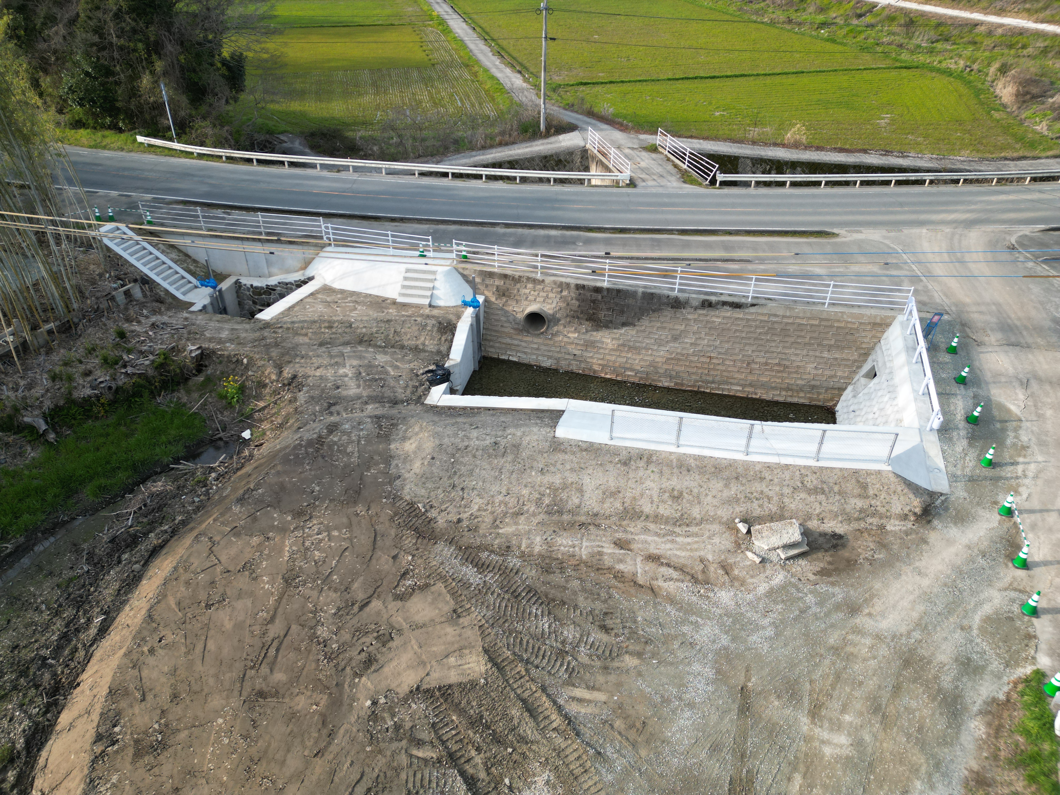 町道・藤田立石線（湯の浦ため池）排水施設整備工事